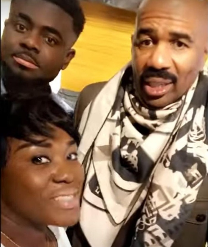 Emelia Brobbey Bursts With Joy After Meeting Steve Harvey [Video]