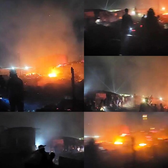 Several Wooden Structures Destroyed In Fire Outbreak At Agbogbloshie